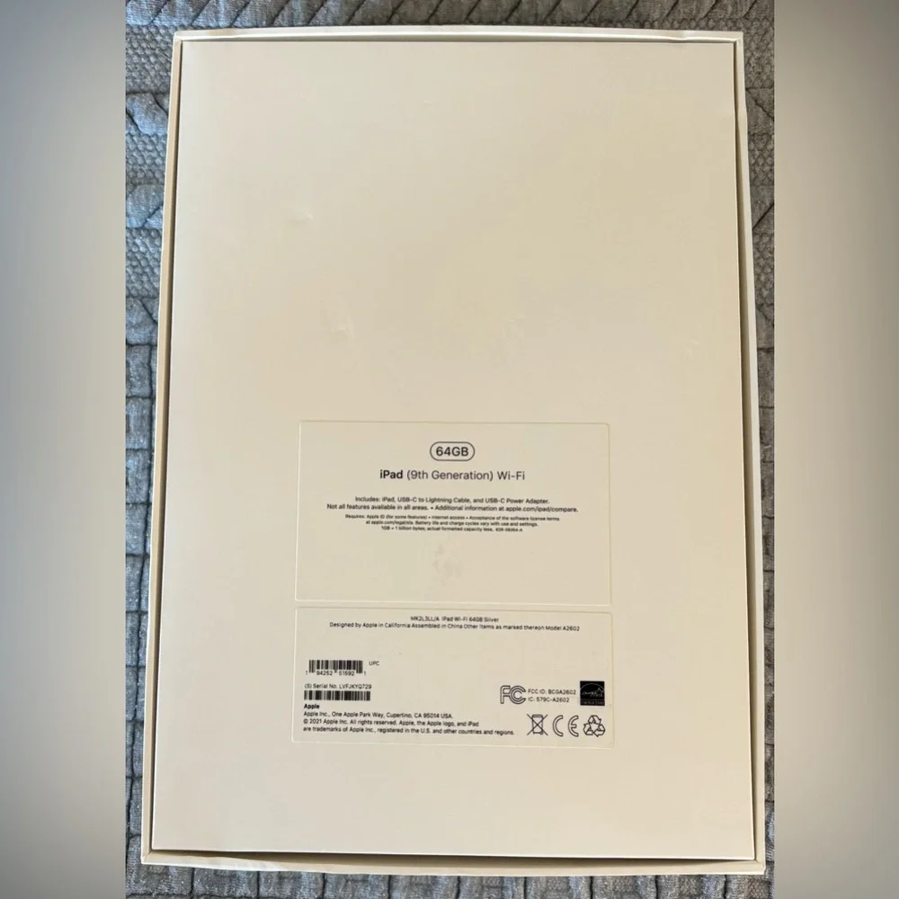 Apple IPad 9th Generation Box Only